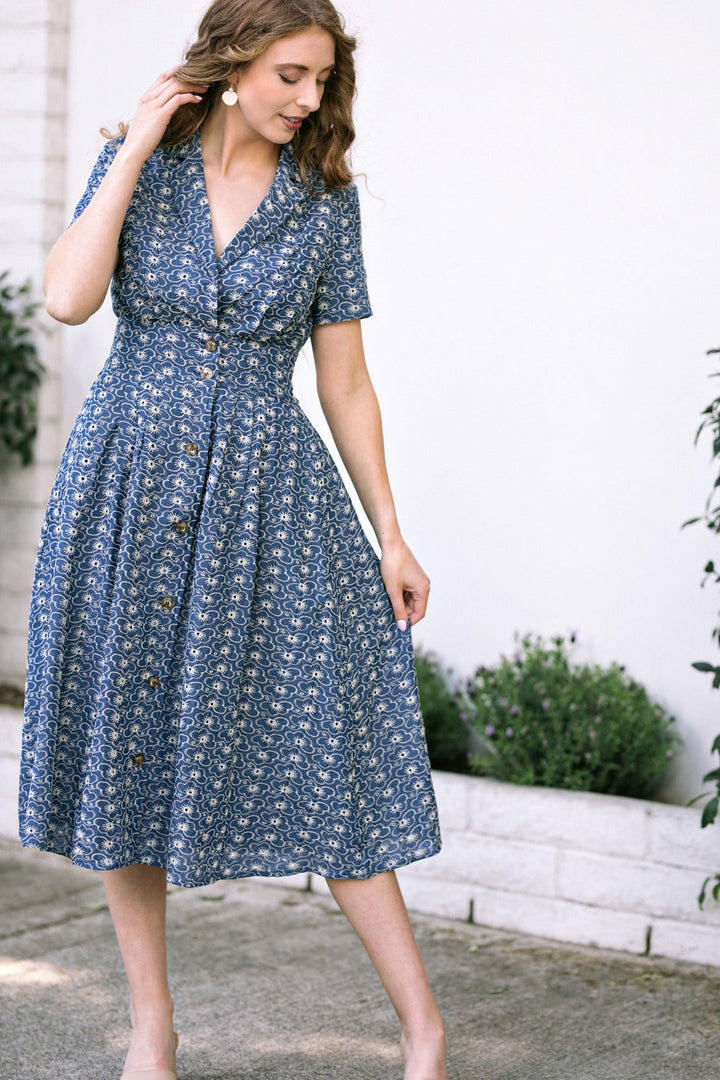 Kennedy Eyelet Shirt Dress