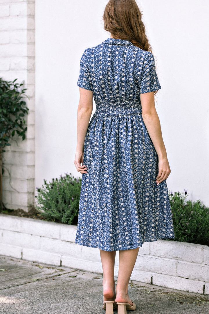 Kennedy Eyelet Shirt Dress