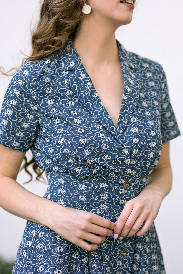 Kennedy Eyelet Shirt Dress