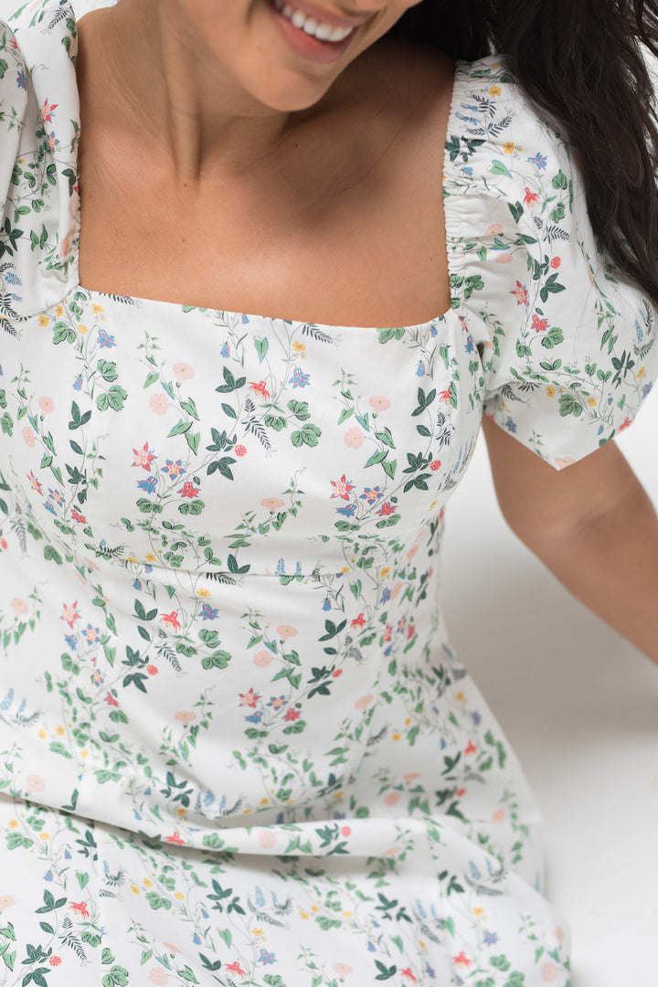 Delilah Floral Midi Dress