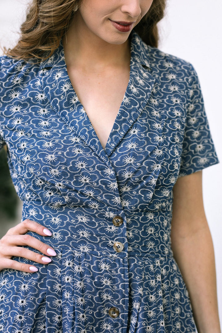 Kennedy Eyelet Shirt Dress