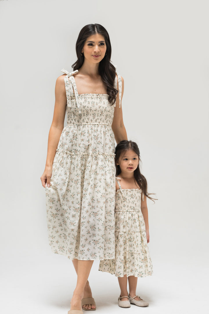 Diana Smocked Midi Dress