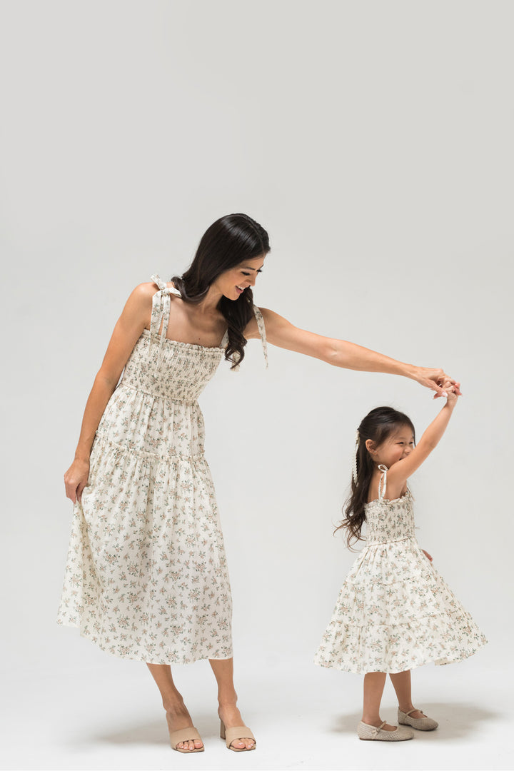 Diana Smocked Midi Dress