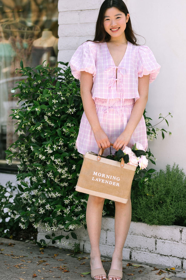 Sadie Plaid Shorts Set