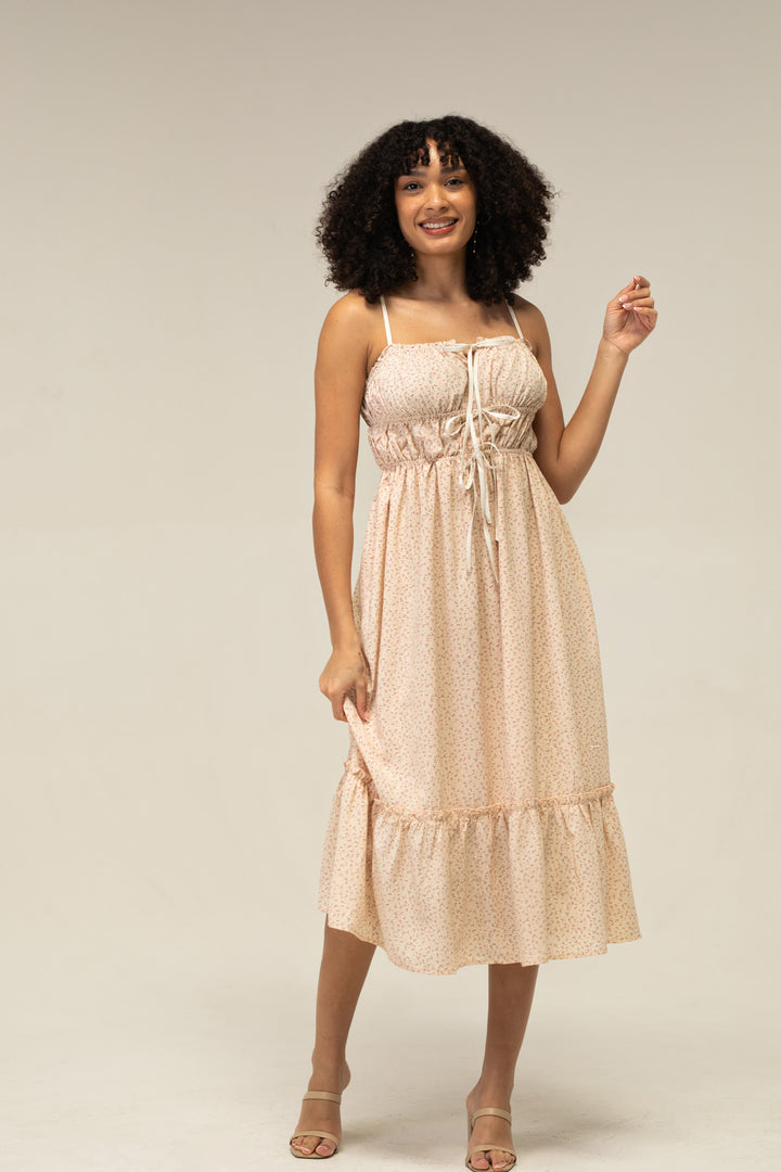 Caroline Floral Midi Dress