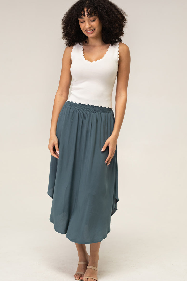 Rowan Scalloped Knit Tank