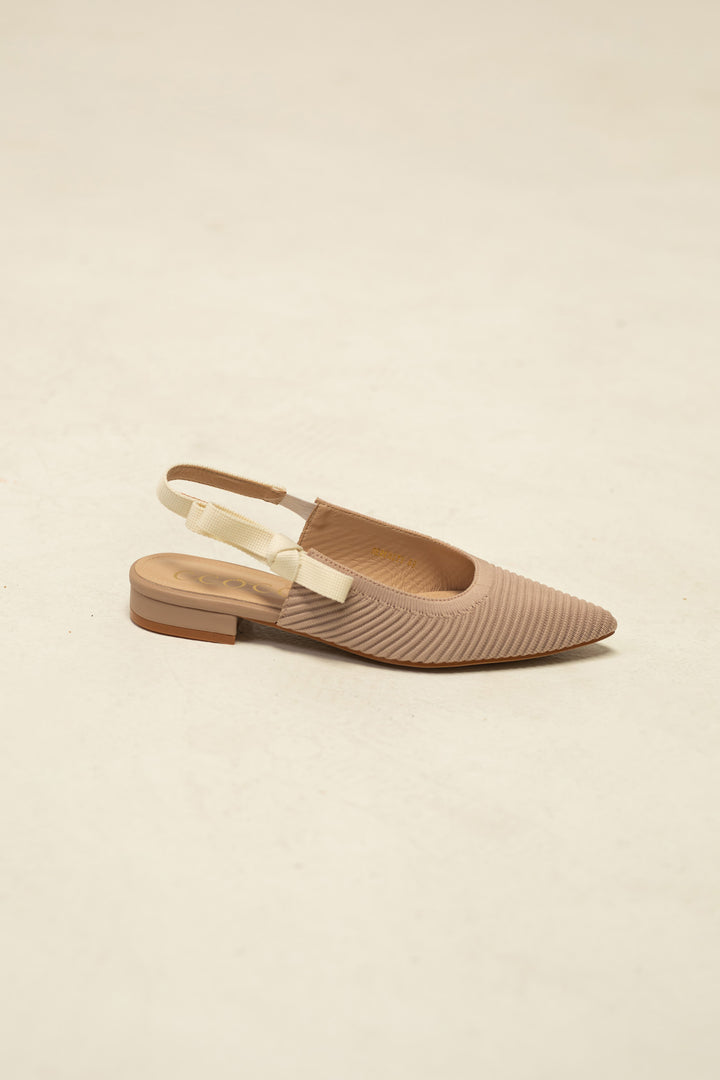 Serenity Slingback Bow Flats