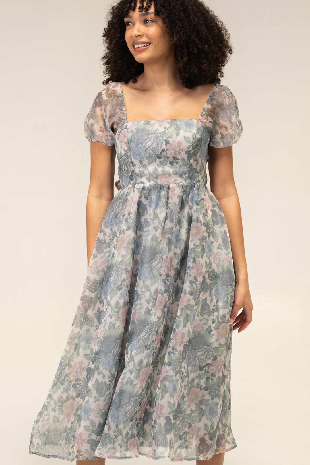 Sophia Floral Organza Dress