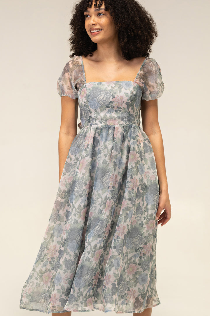 Sophia Floral Organza Dress