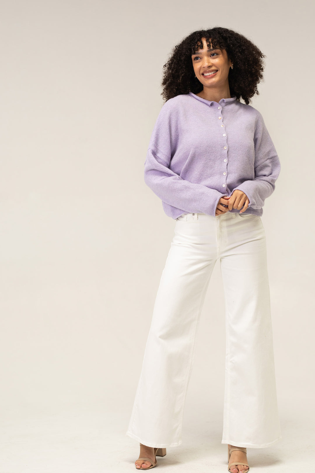 Tristen Buttoned Knit Cardigan