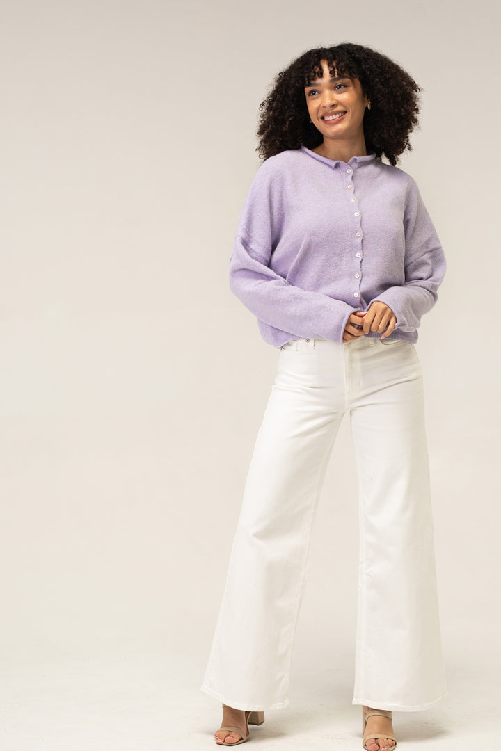 Tristen Buttoned Knit Cardigan