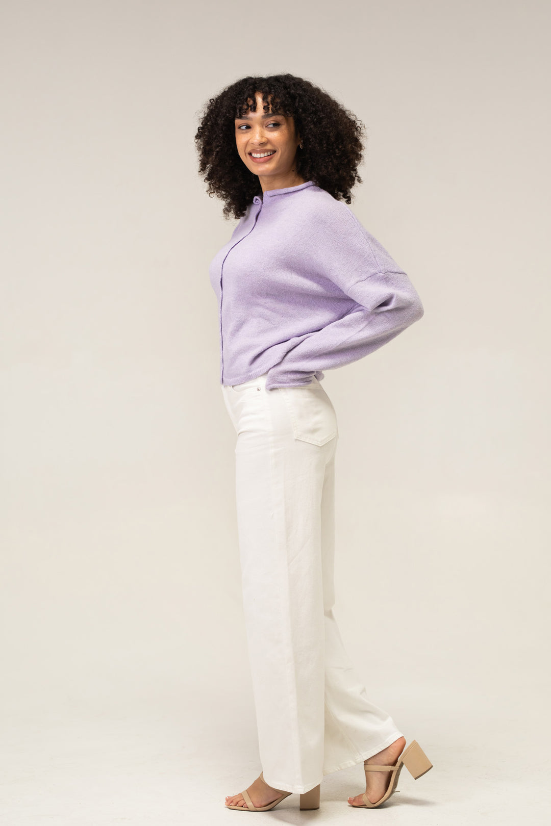Tristen Buttoned Knit Cardigan