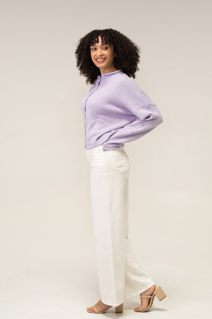 Tristen Buttoned Knit Cardigan