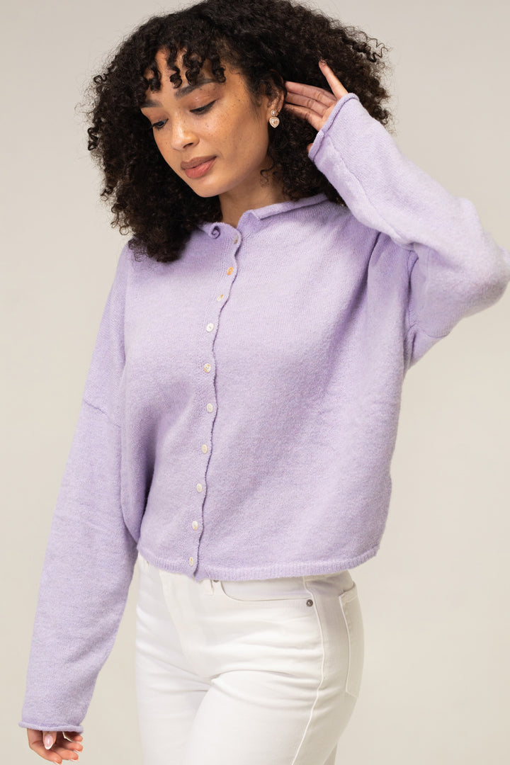 Tristen Buttoned Knit Cardigan