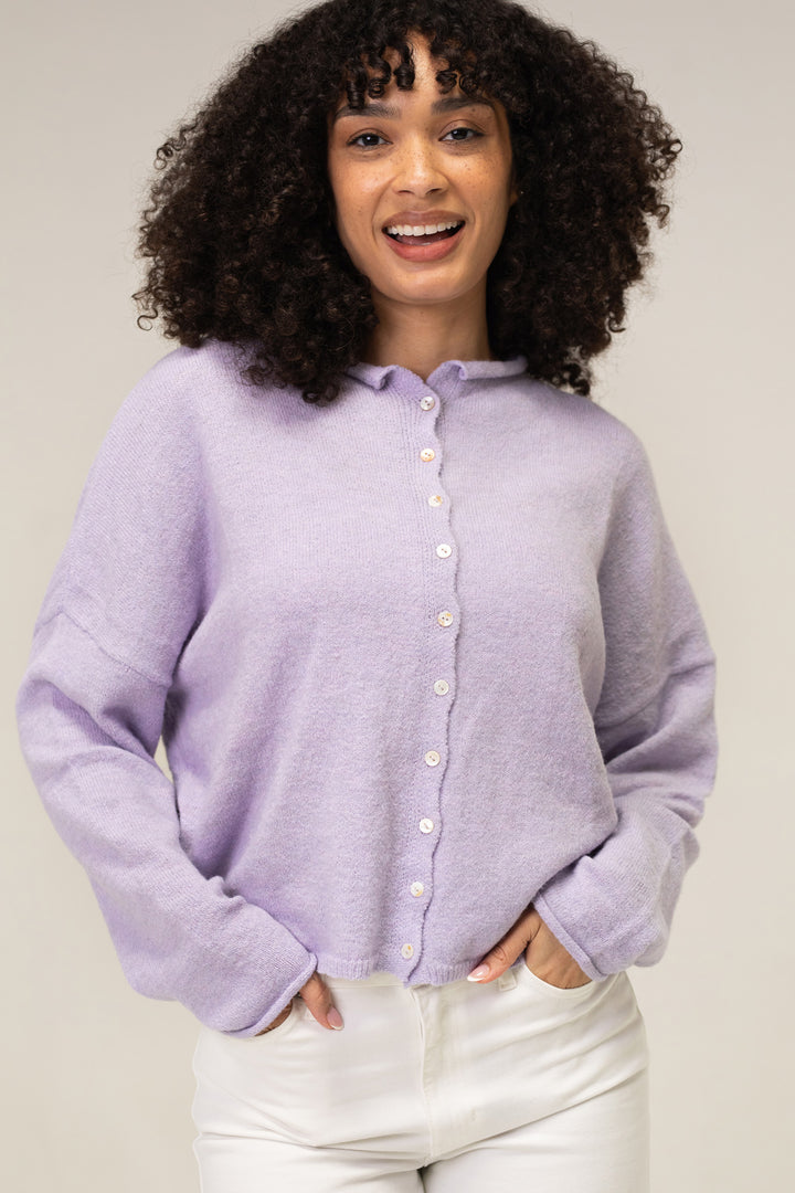 Tristen Buttoned Knit Cardigan