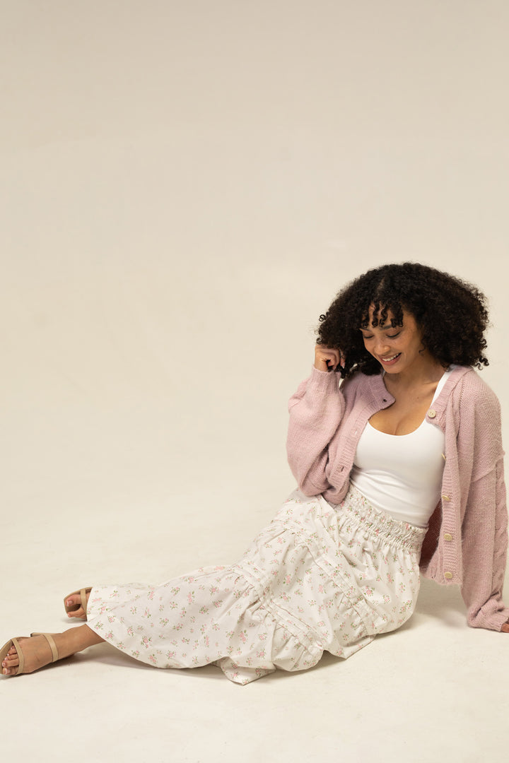 Veronica Floral Tiered Skirt