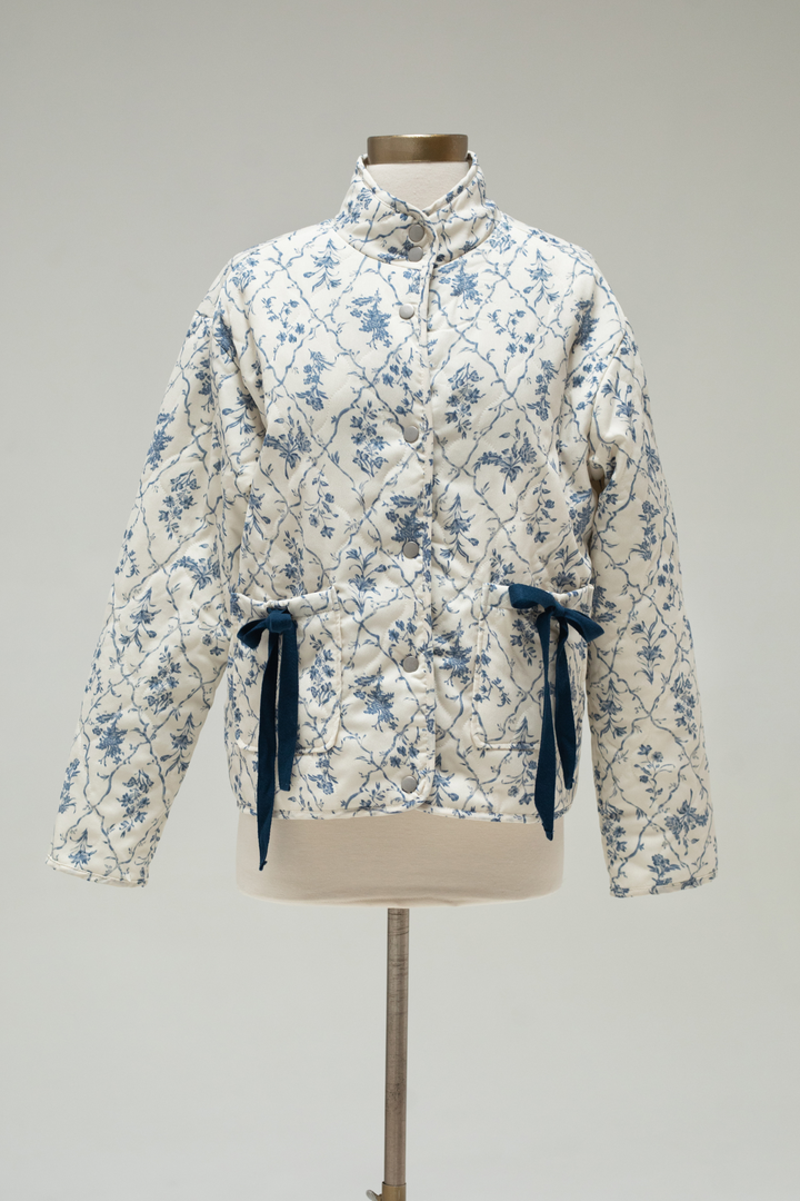 Claire Floral Bow Jacket
