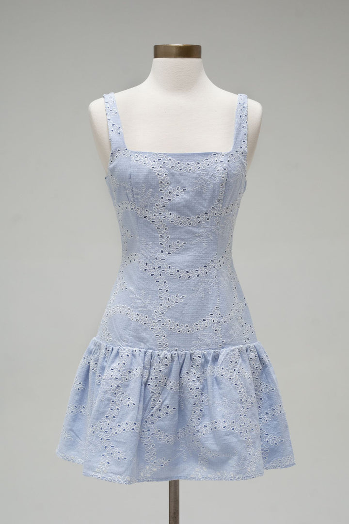Emerie Eyelet Mini Dress