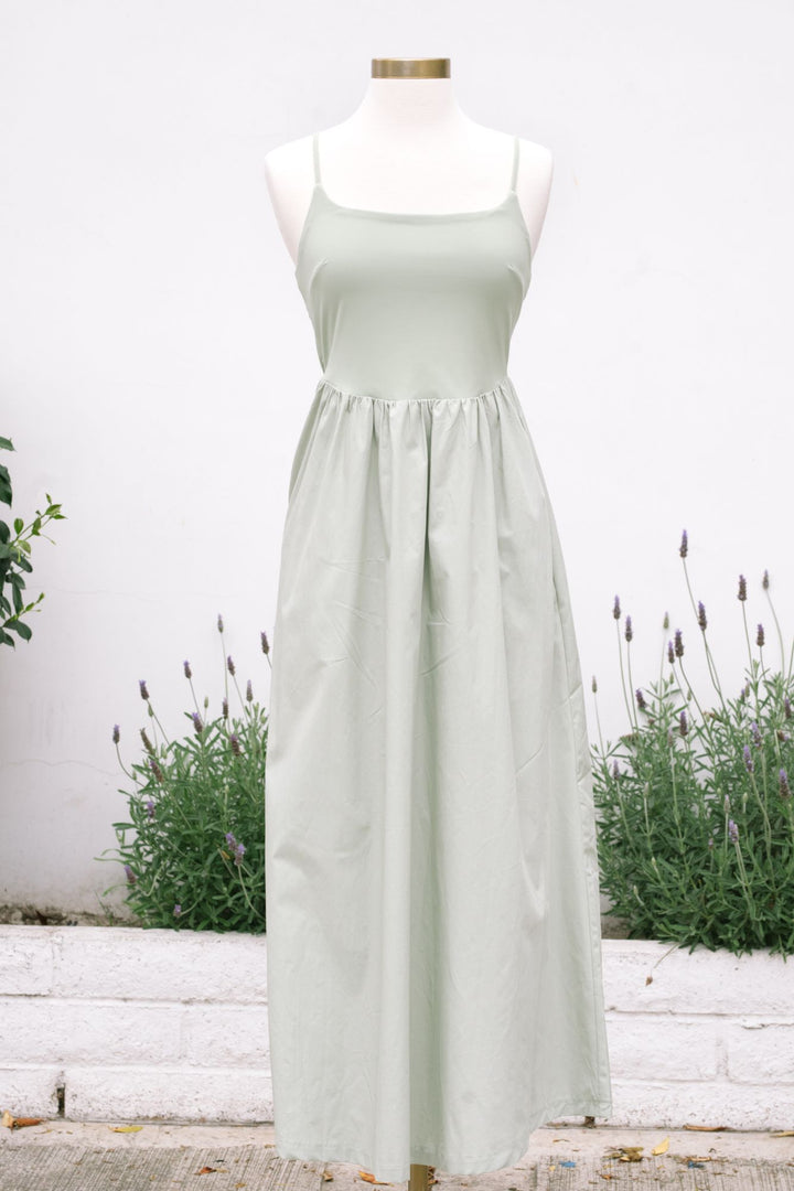 Kiana Poplin Mix Dress