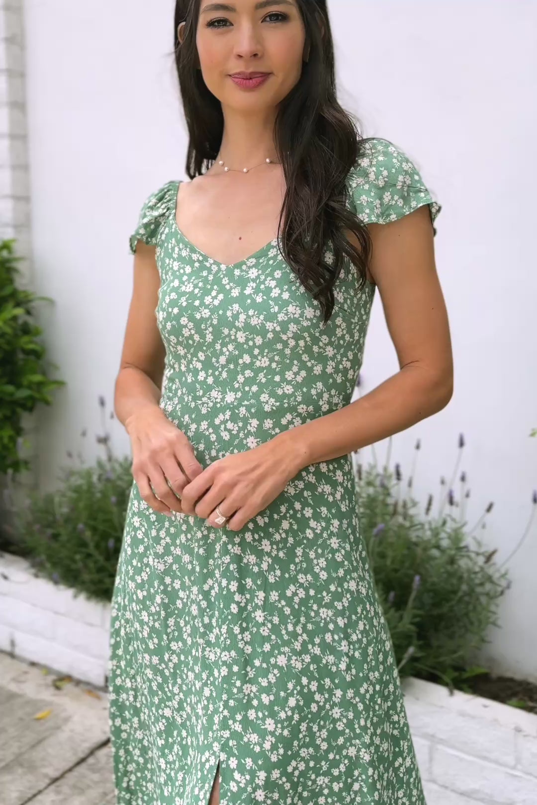 Kathy Floral Midi Dress