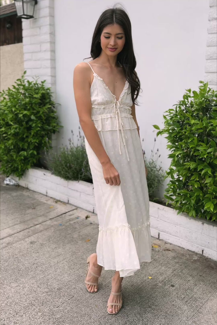 Katrina V-Neck Midi Dress