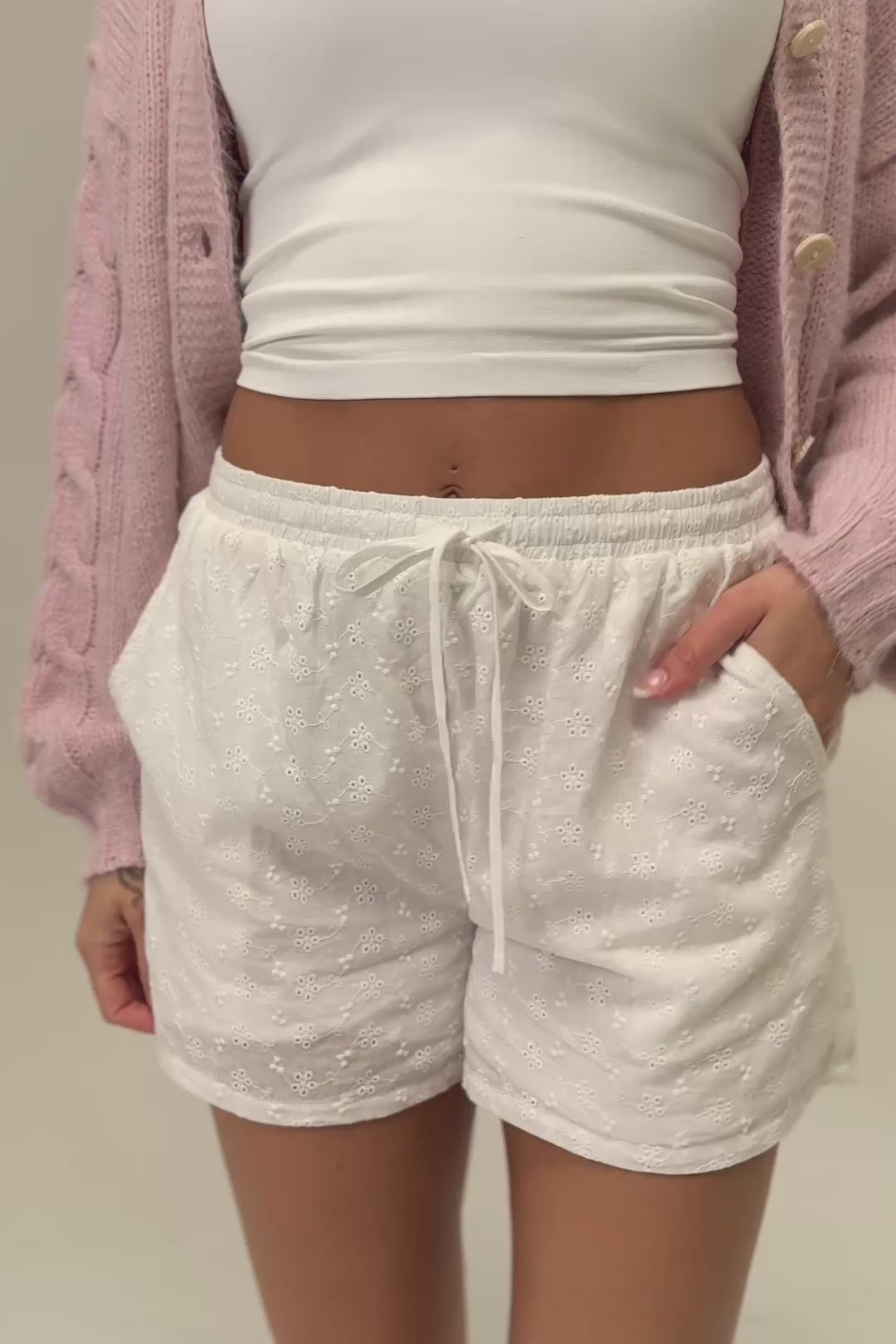 Tracy Eyelet Shorts
