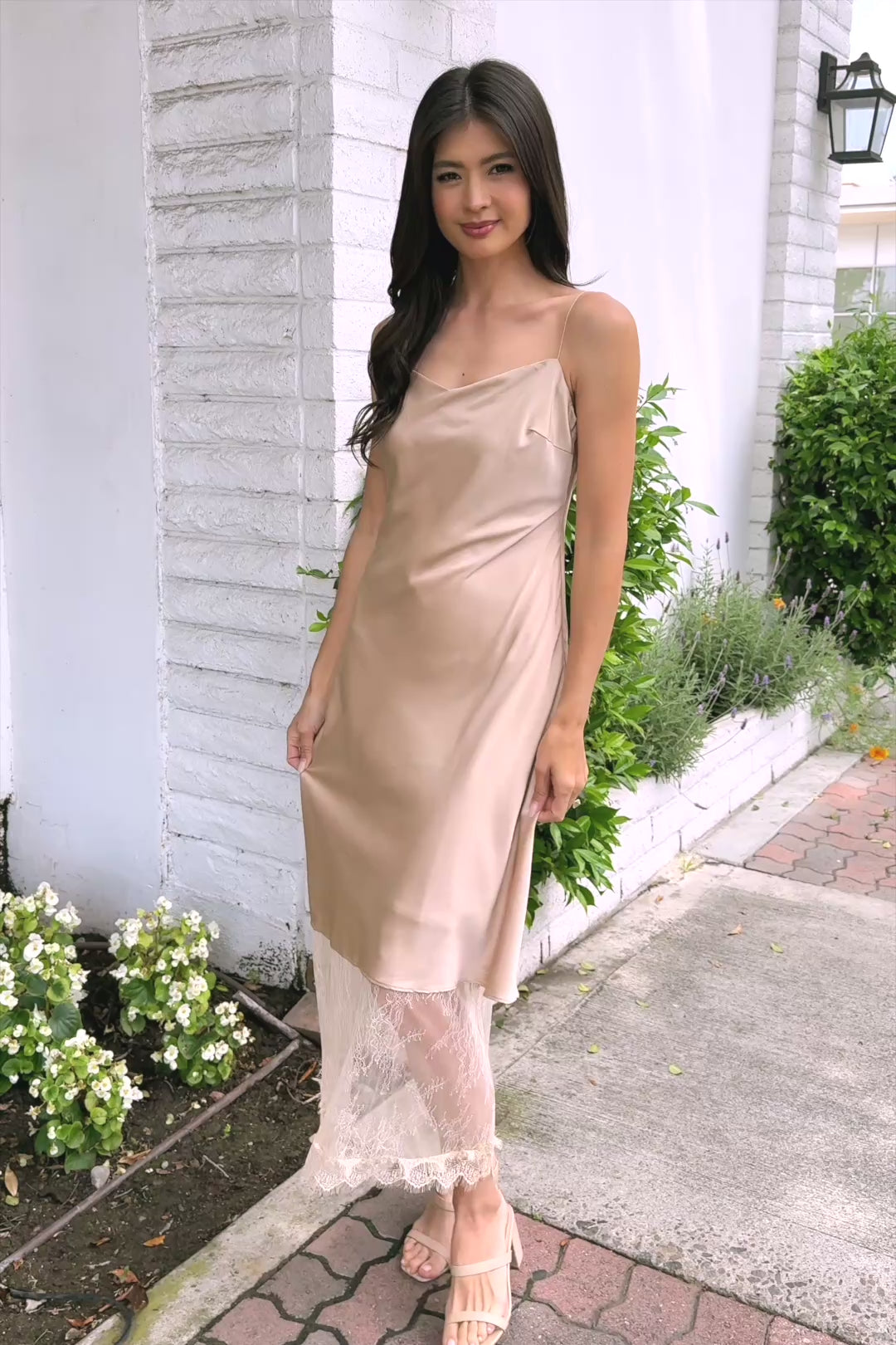 Itzel Slip Lace Dress