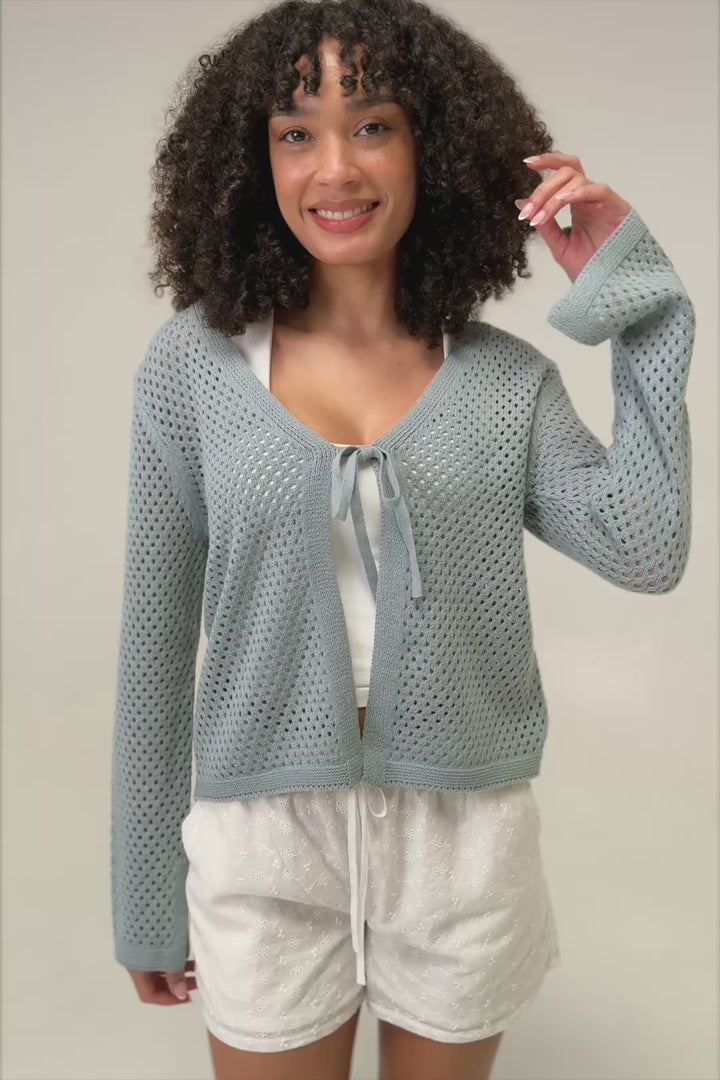 Lexie Front Tie Cardigan