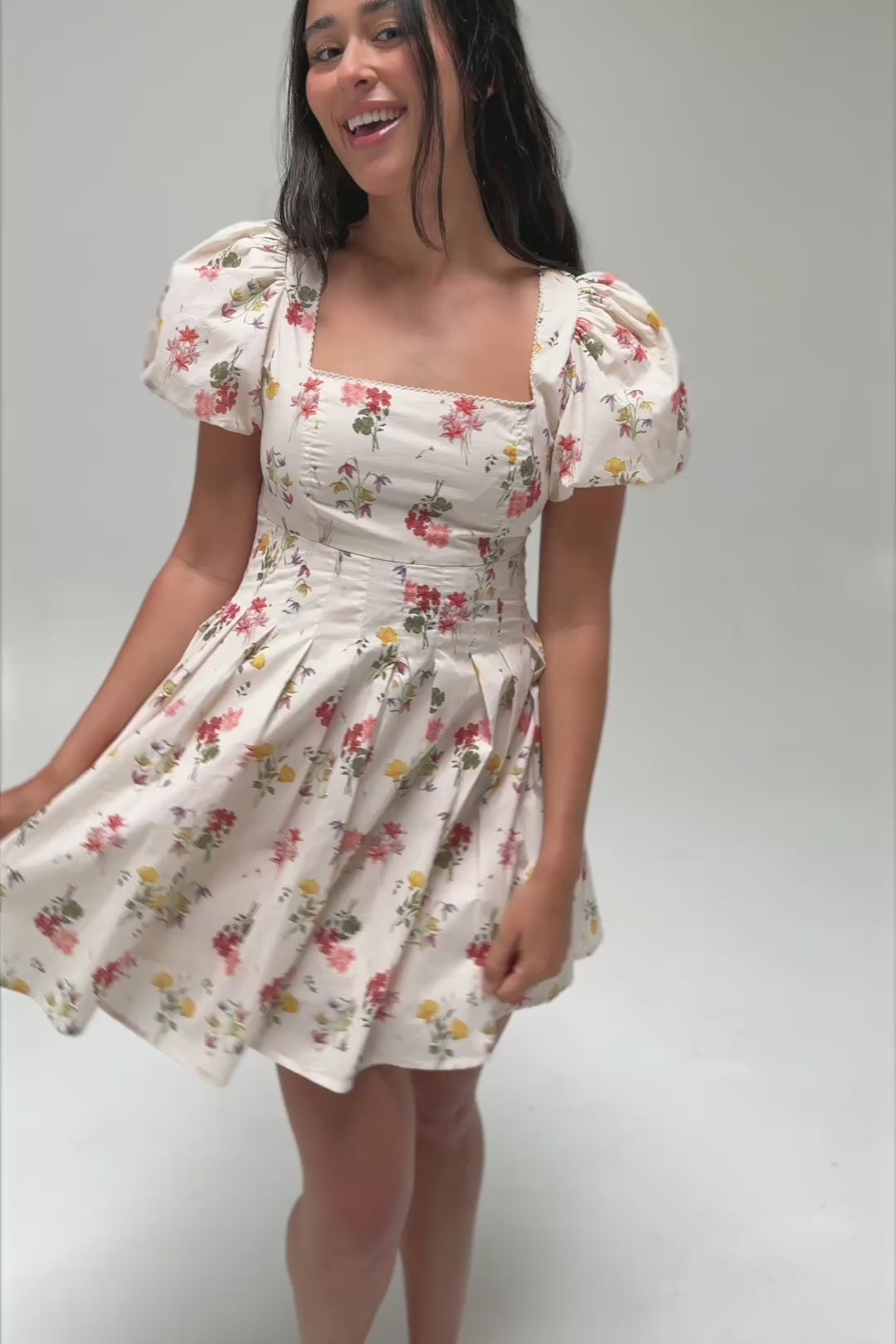 Bernice Floral Mini Dress