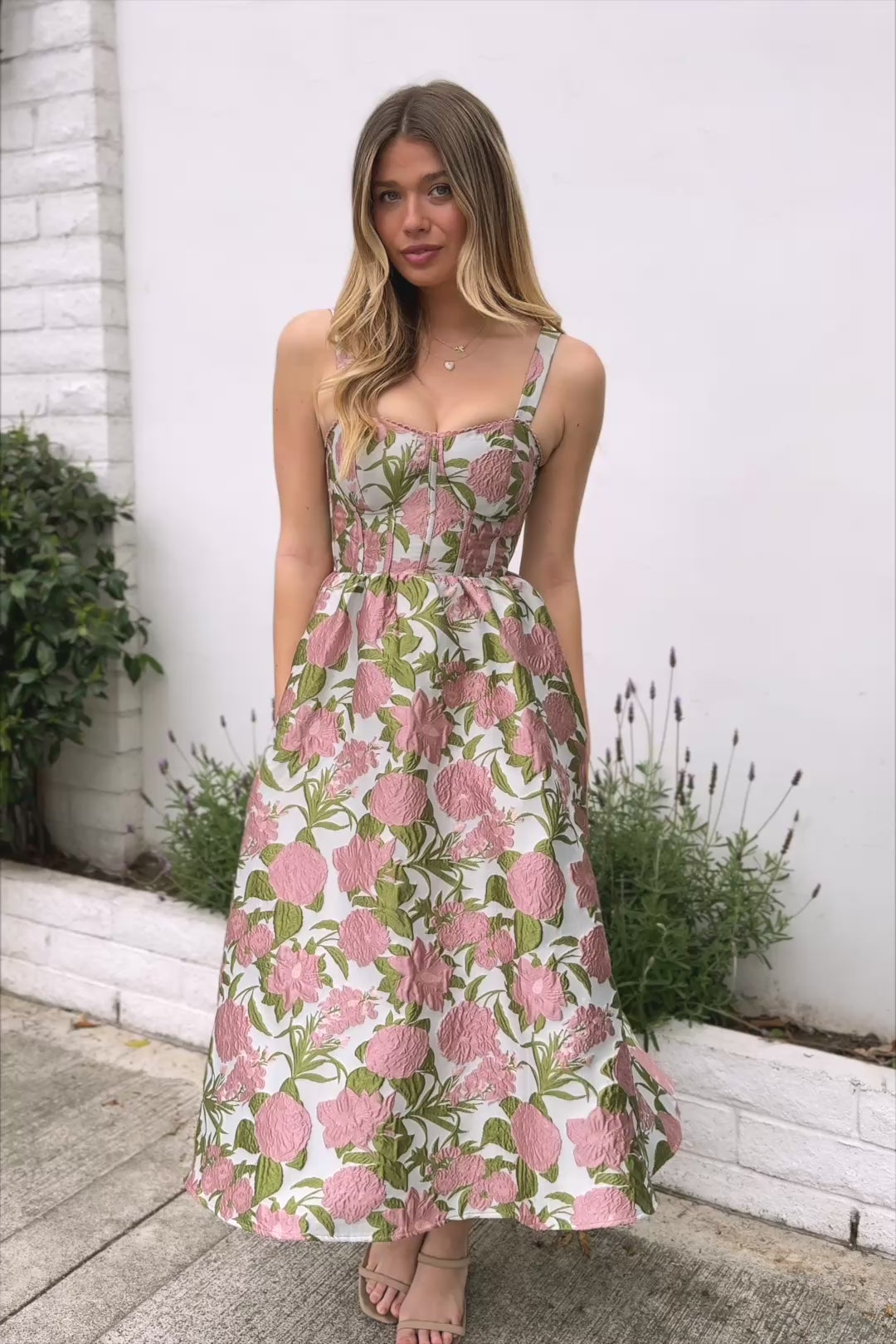 Melody Floral Midi Dress