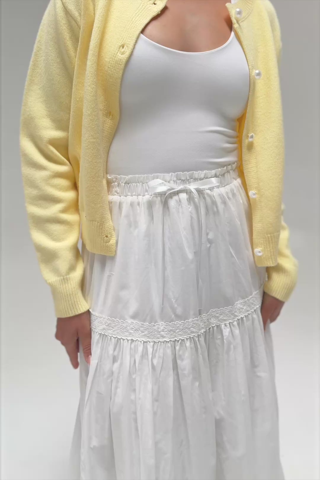 Allison Tiered Midi Skirt