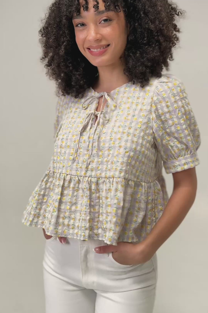 Fernanda Puff Sleeve Top