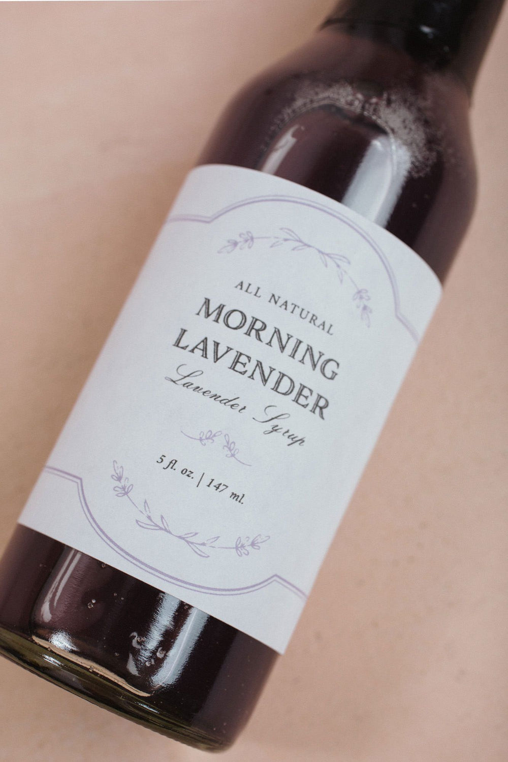 Lavender Syrup Marketplace Morning Lavender