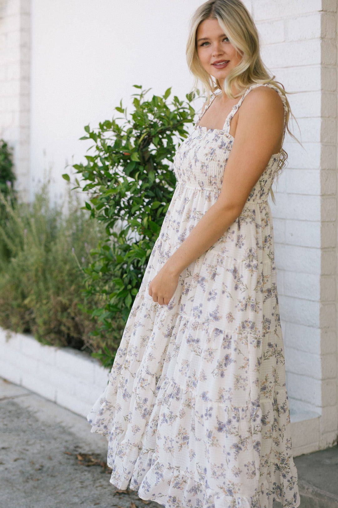 Christina Smocked Maxi Dress Dresses Storia