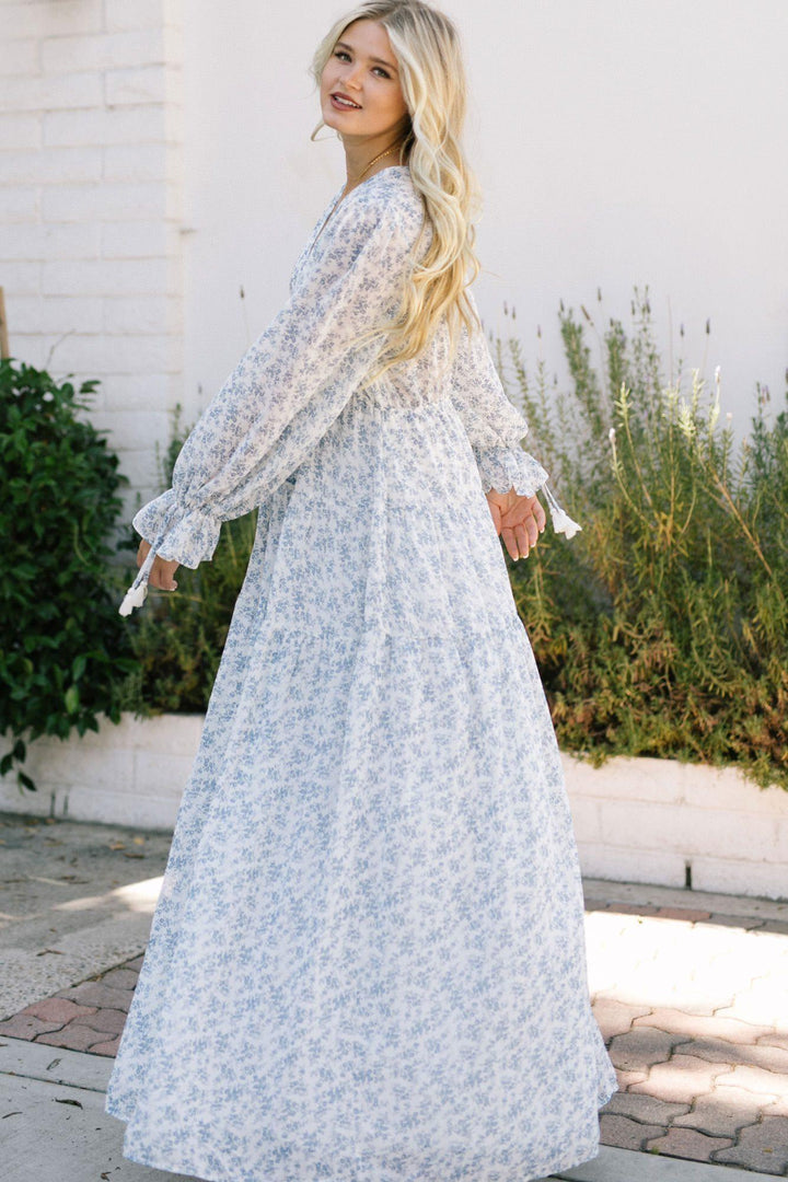 Kelsey Long Sleeve Maxi Dress Dresses Aakaa