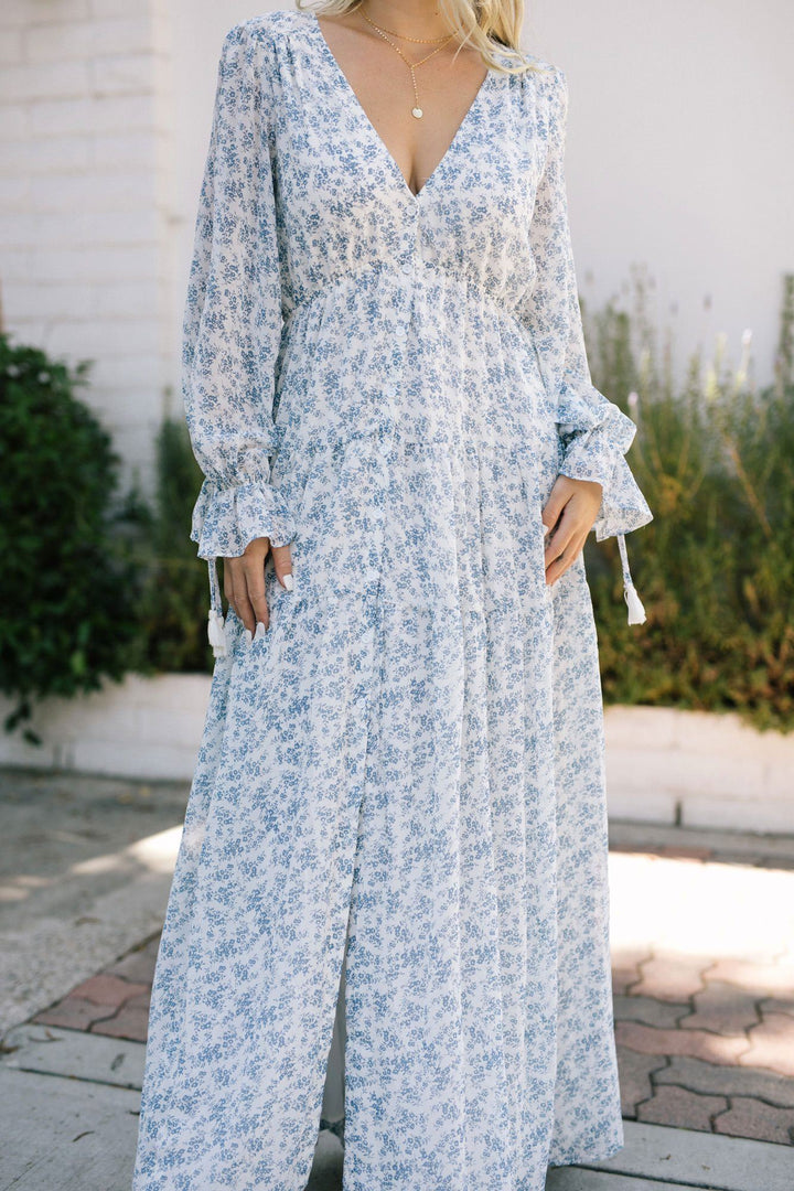 Kelsey Long Sleeve Maxi Dress Dresses Aakaa